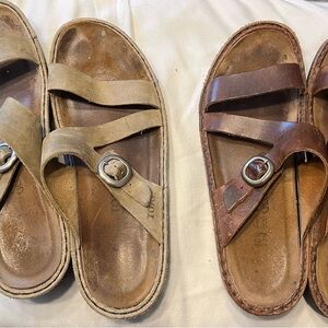 Naot sandals 2 pair, size 39